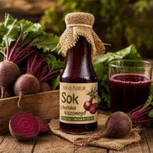 🥬 SOK Z CZERWONEGO BURAKA KISZONEGO FRUCTOS 330 ml - obrazek 5