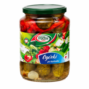 🥒 Ogórki po kartusku Fructos 900 ml