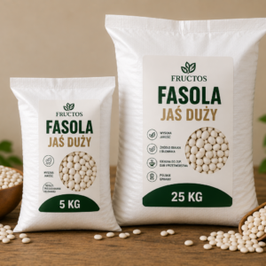 FASOLA JAŚ DUŻY 5 KG / 25 KG – PRODUKTY SYPKIE FRUCTOS - obrazek 4