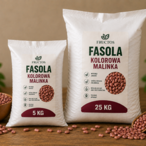 FASOLA KOLOROWA MALINKA 5 KG / 25 KG – PRODUKTY SYPKIE FRUCTOS - obrazek 4