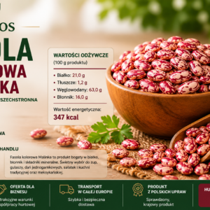 FASOLA KOLOROWA MALINKA 5 KG / 25 KG – PRODUKTY SYPKIE FRUCTOS - obrazek 6
