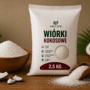 🌴 WIÓRKI KOKOSOWE 2,5 KG – PRODUKTY SYPKIE FRUCTOS - obrazek 3