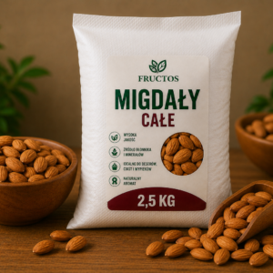 🌰 MIGDAŁY CAŁE 2,5 KG – PRODUKTY SYPKIE FRUCTOS - obrazek 6