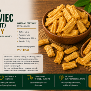 🥭 CHLEBOWIEC (JACKFRUIT) SUSZONY 7 KG – PRODUKTY SYPKIE FRUCTOS - obrazek 3